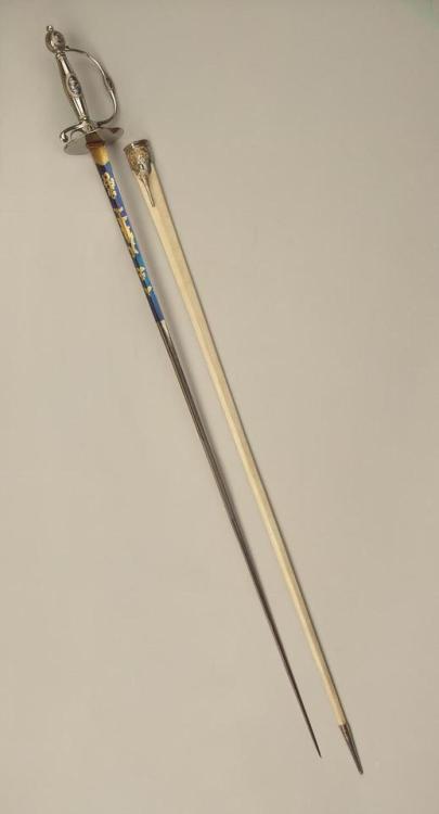 historyarchaeologyartefacts:“Court Sword with Scabbard” Imperial Russia, 1790 [1035x1920]