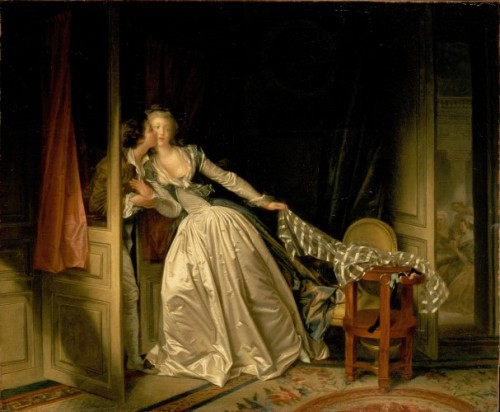 Jean-Honore Fragonard - The stolen kiss -