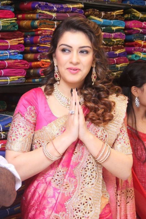 hansika at saravana stores opening - velachery