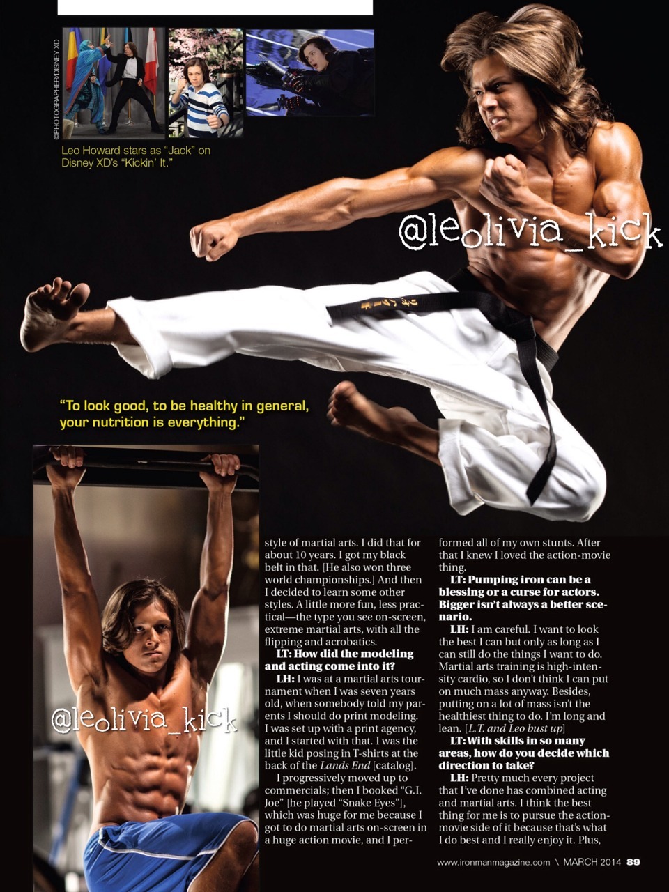  Leo Howard’s ironman magazine 