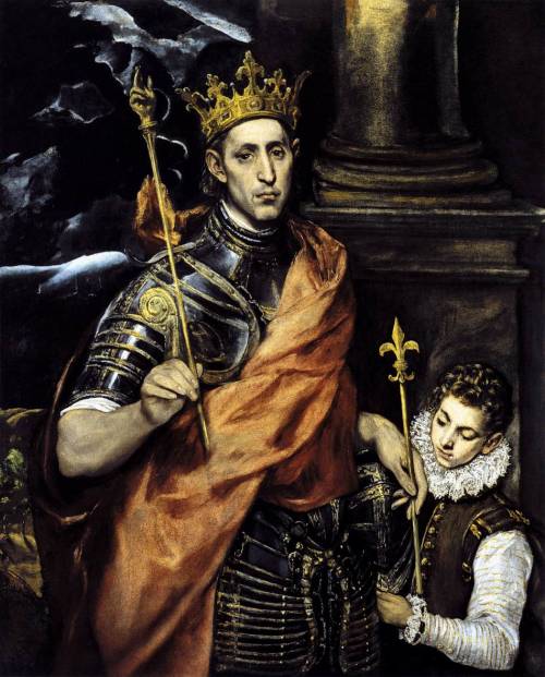 Saint Louis IX, El Greco (Doménikos Theotokópoulos), between 1575 and 1600