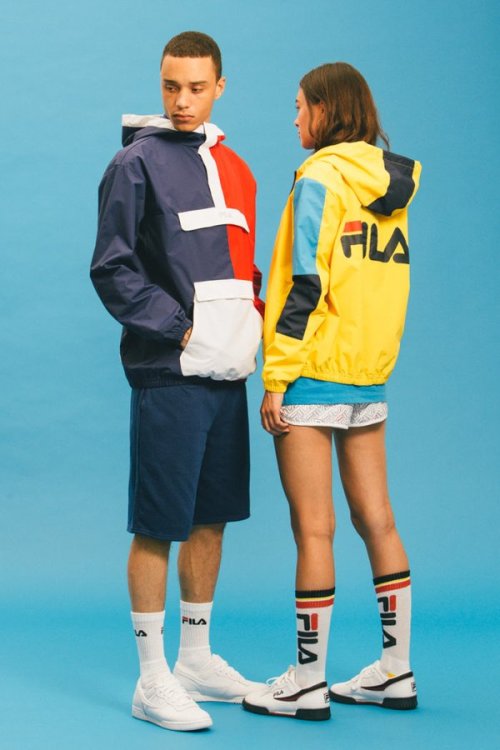 56blogsstillcrazy:  Whoever the new creative director for FILA kinda got the juice  