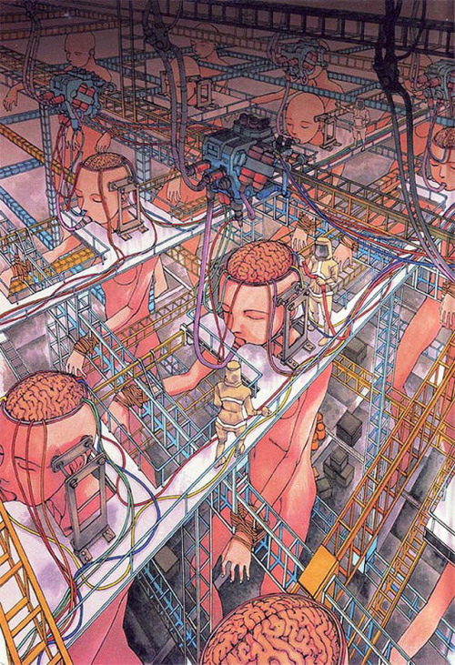 Shintarō Kago aka 駕籠 真太郎 (Japanese, b. 1969, Tokyo, Japan) - Artwork from Super-Conductive Brains: P