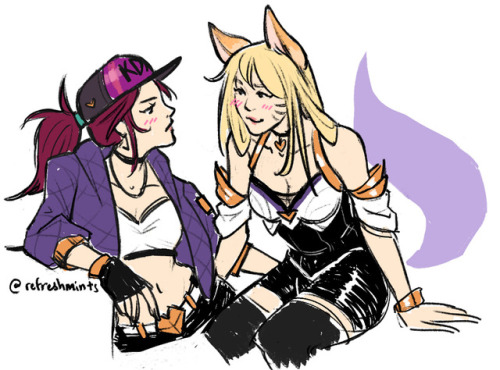 fox girl and her rapper girlfriend