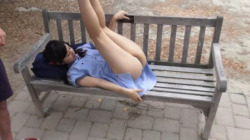 Korean girls flashing