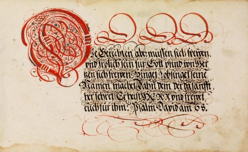 Johann Hering zu Kulmbach, Calligraphy Manual, Kalligraphische Schriftvorlagen, 1634. Staatsbiblioth