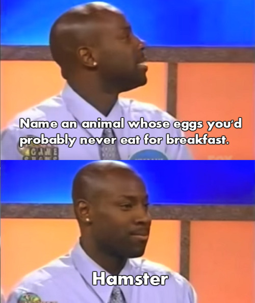 bearer-of-bad-decisions: family feud is a national treasure  yellow orange had my cracking up lol XD