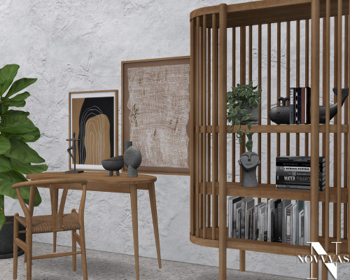 RAITO SET20 new meshes (some are high poly) - arbour loveseat, arbour armchair, bookcase, coffee tab