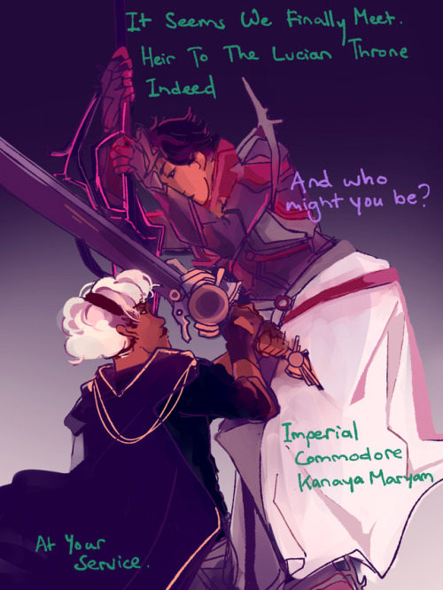 synodicatalyst:EXTREMELY self-indulgent FFXV crossover AU for @rosemarymonth featuring heir to the l