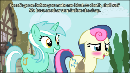 heartstringscomic:  Behold BonBon, the element of sweetness!(3/3)  Daww…. Blushy-Bon! :3