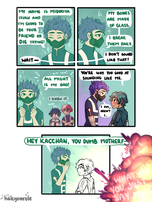 halcyonrole:Reason #2 why Shindeku aren’t allowed to be on the same team during training exercises: 