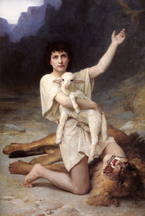  William-Adolphe Bouguereau  - The Shepherd David (c. 1895)https://en.wikipedia.org/wiki/William-Ado