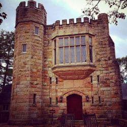 Shooting at a small castle on Seneca Lake