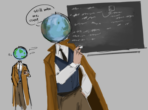 Gonna Start Posting About My Ocs More! Here's Professor Globe, He Is My Son