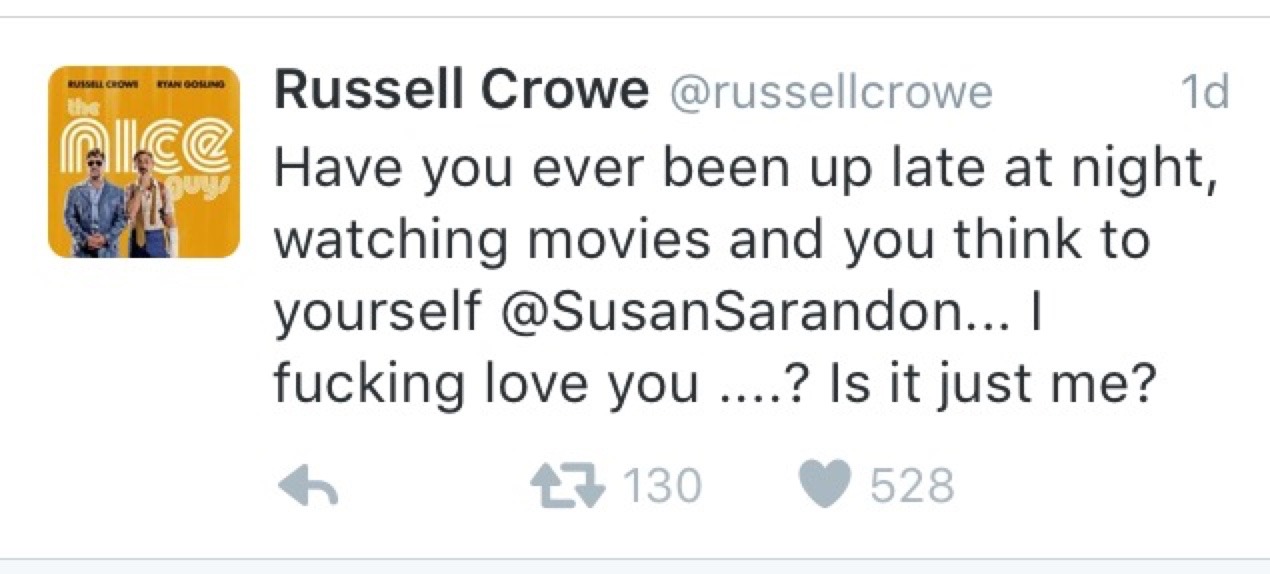 harrietvane:  Russell Crowe gets it [x] 