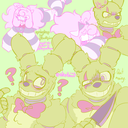 SPRINGTRAP ATTACK!!!!! Here's Some Sketches For U