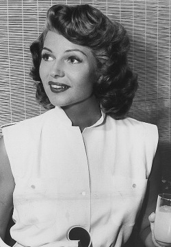 deforest:  Rita Hayworth at breakfast 