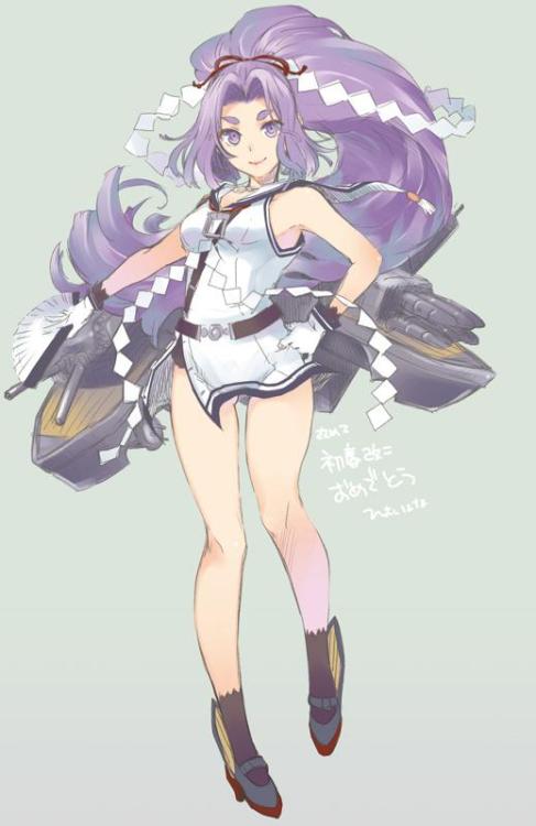 ibi-s:日吉ハナさんはTwitterを使っています: “つことで、ようやくさっき改二にしたので初春改二記念再び。 http://t.co/DZjqz4R54N”