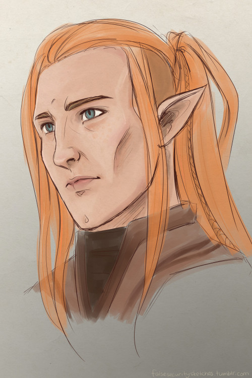 falsesecuritysketches:Ginger Solas. Or at least my take on it, mainly inspired with his hair from hi