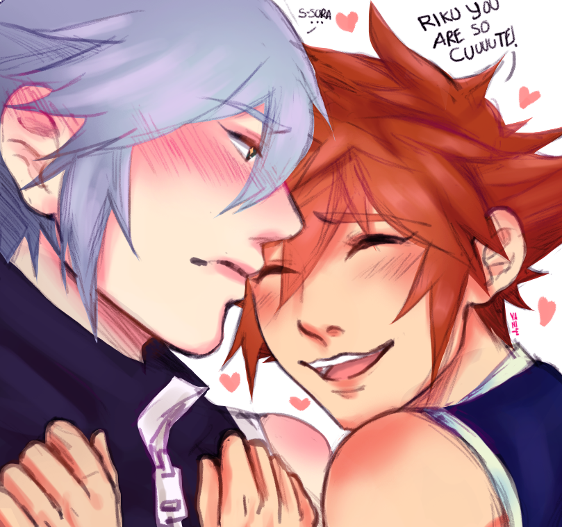 vani-e:  ｃｕｕｕｕｕｔｅ!Sora has a cute boyfriend and he knows it!