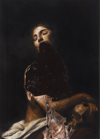 sixpenceee:The following pieces of morbid art are by Nicola Samori, a 35 year old Italian artist. He says “My work stems from fear: fear of the body, of death, of men. I think my nature as an artist is something like feeling hopeless. Works are just