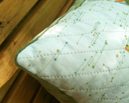 firesidetextiles: bluephone: Finished pillow! I wanted a big floor cushion in order to play Animal C