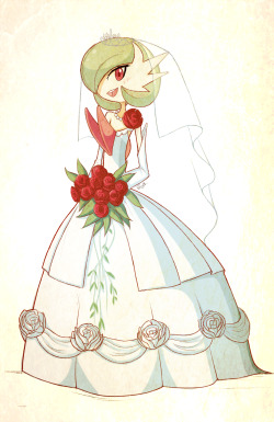 enecoo:  I’ve wanted to draw this for a long timeGardevoir in different dress styles! uvu 