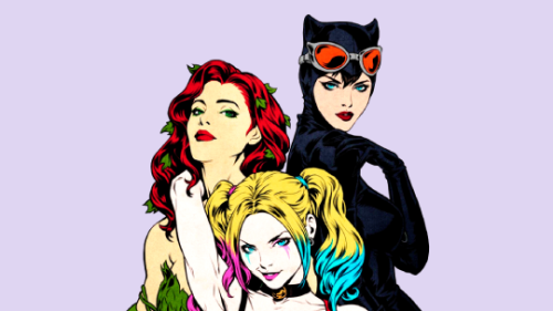 rosewilsonworth:  Pride Month Challenge 2019: 25. Villains + 29. Palettes ️‍ Gotham City Sirens + Ca