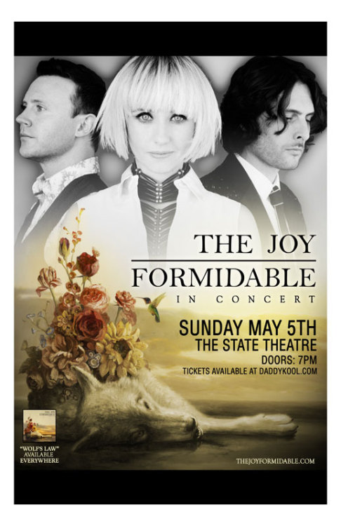 Hey, here’s a reminder that The Joy Formidable and IO Echo are swinging by the State Theatre in St. Pete on Sunday, May 5th!!
PS.. Tickets are on sale now & you can get them by clicking here!