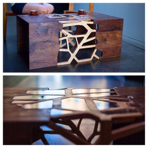 ❤️ the originality of this Handmade Geometrical Coffee Table by @gradientmatter | etsy.me/15y