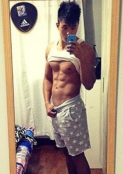 merlionboys:  Alright, time for some midweek Wednesday Treat! (: *grabs waistband* hahaha! http://merlionboys.tumblr.com/ 
