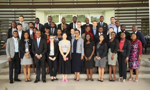 Lagos Business School
MBA 15 class & intl students participating in the #gnw2017 with Dean @EnaseOkonedo & MBA Dir, Uchenna Uzo @AdvancedMgmt @YaleSOM @mbaipade