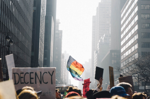 Decency. Women’s March on NYC 1.21.17 By Kelly Shea