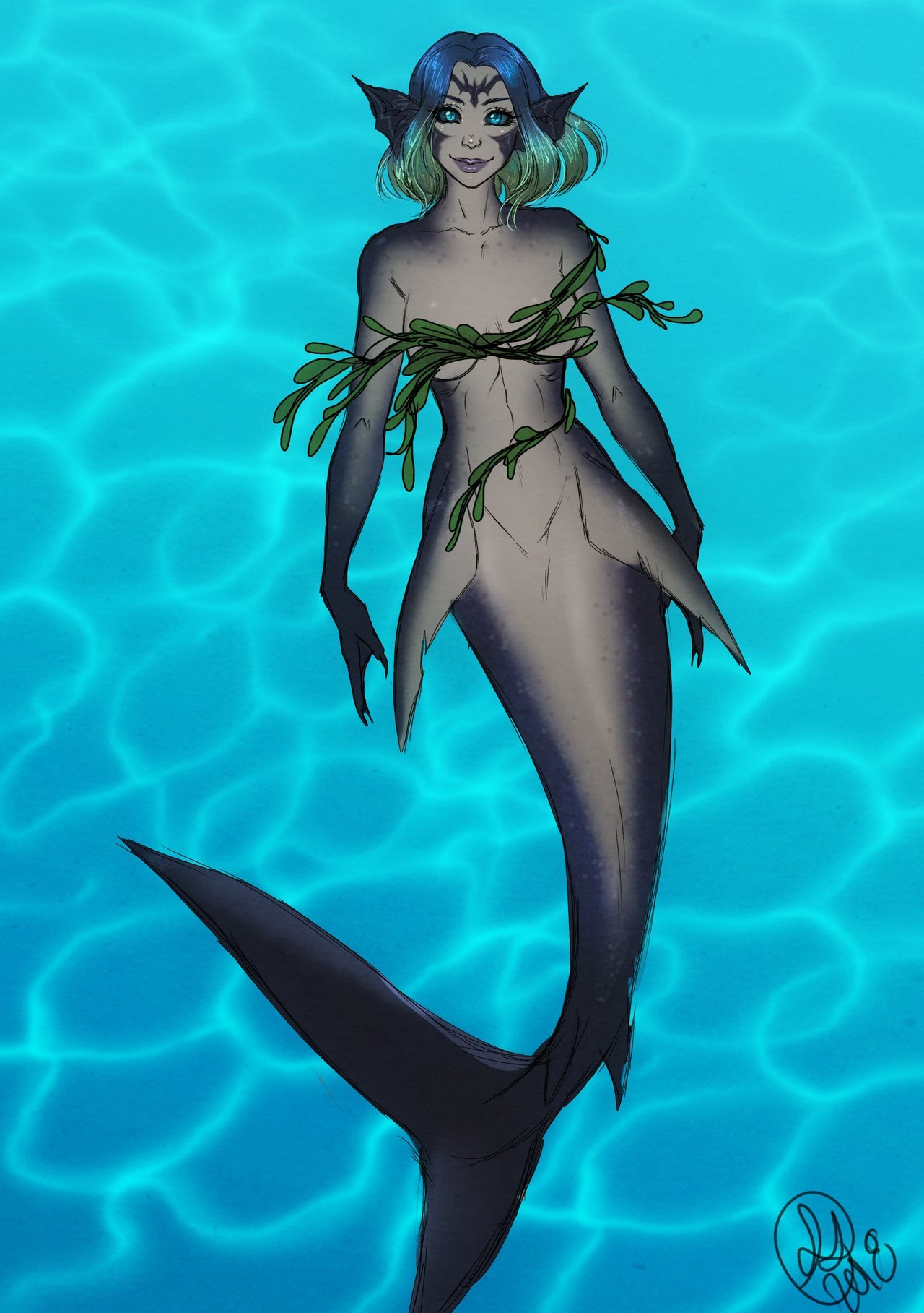 sammiegscribbles:     Slots for Mermay are open! $45 for a single character sketch