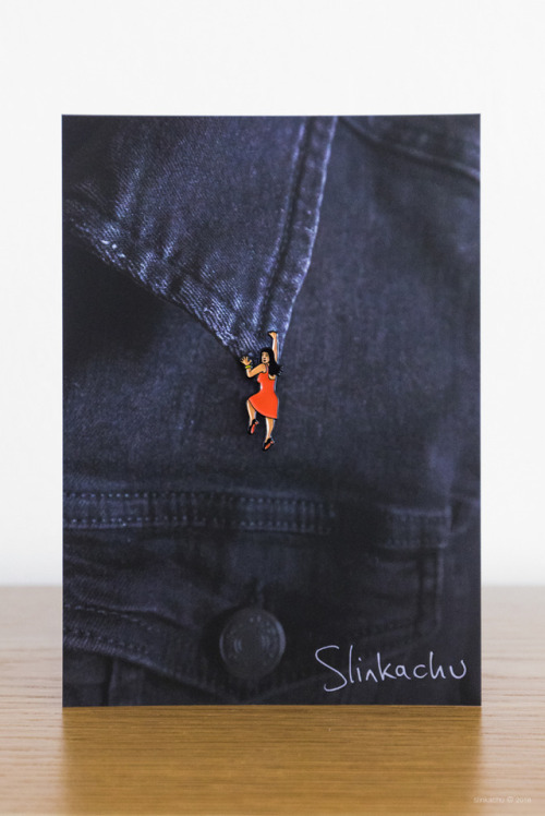 New pin on sale NOW! ‘Clingy’ Edition of 400Visit my store at www.slinkachu.com/store