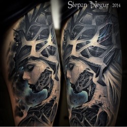 tattooistartmag:  🌟 Instagram pick of the day: Artist: Stepan Negur Location: Russia Artist’s IG: @stepannegur