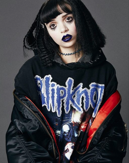 skelanimals:OBSESSING over this beauty spread “GLITTER GOTH” of @nylonmag in the February issue. Gli