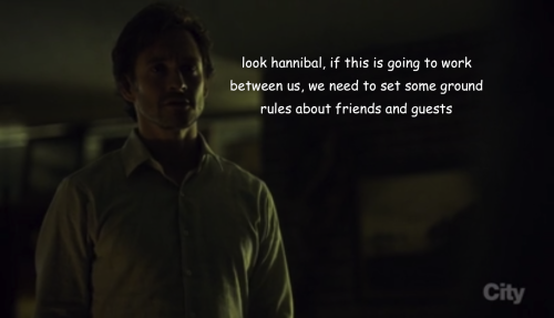 cannibal-love-crimes:imnothungryjustdisappointed:god will, you can be so demandingHannibal complaini