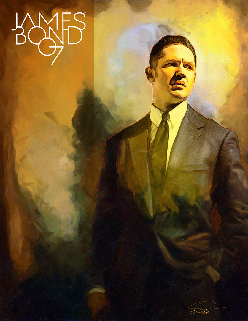 Superb James Bond art by Daniel Murray