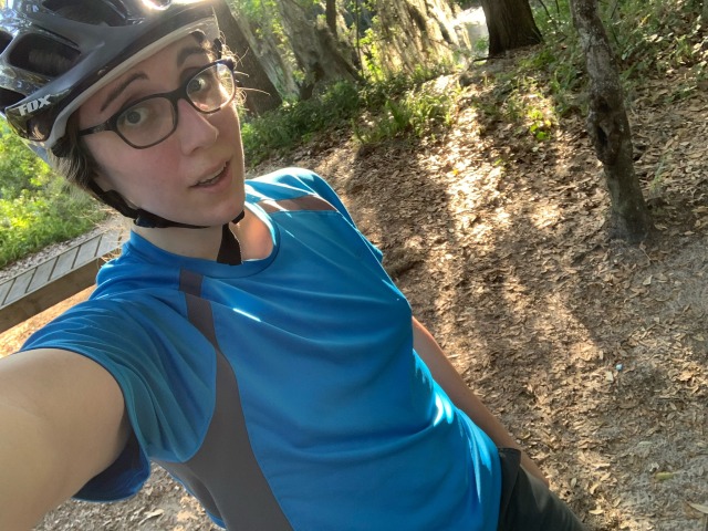 Had an awesome time mountain biking this adult photos