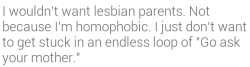 hailhydrangeas:  visual-hana:  comment from a person on youtube whose name i don’t remember.  this is how you make “gay jokes” folks 