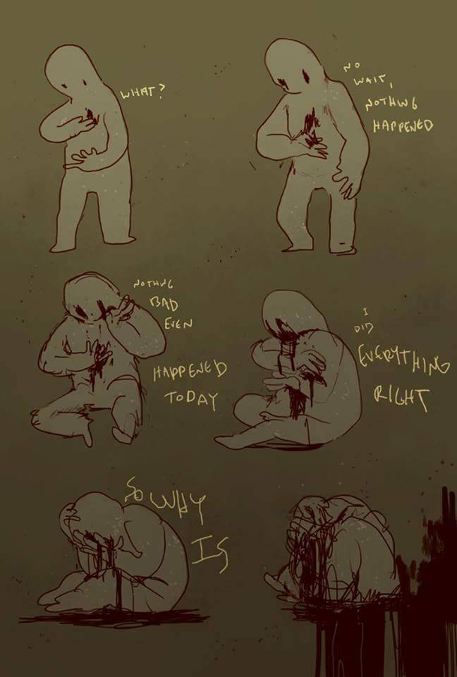 anxietyproblem: Art by  @iguanamouth   This blog is Dedicated to anyone suffering