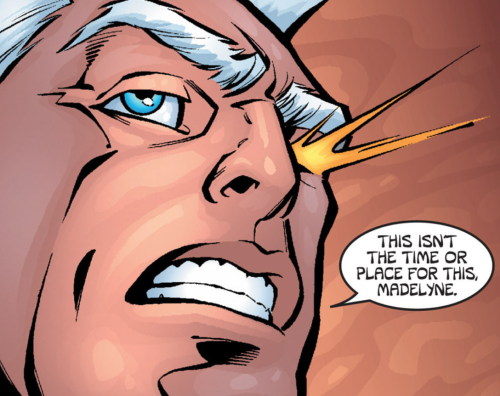 Cable drawn without facial scars from Cable #76 (2000)