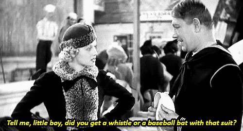 Lucille Ball in Follow the Fleet (1936).