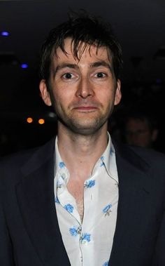 whatwecanfic:  gallifreyfallsnevermore:  David Tennant + floral button-up shirts