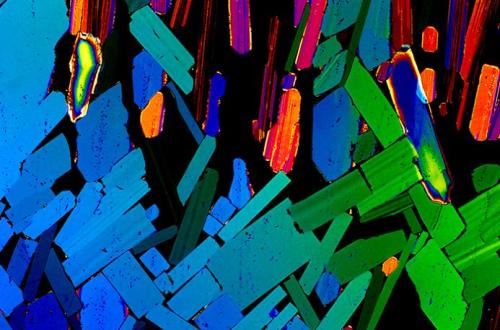 Visual Style 19: Alcohol under microscope