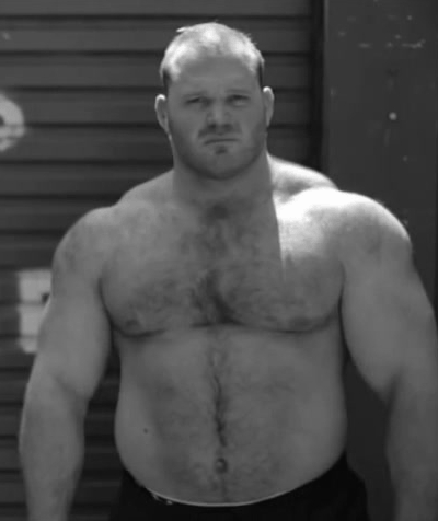 jimbibearfan:Police Officer and Strongman Derek Poundstone. And yes - he looks just as good in unifo