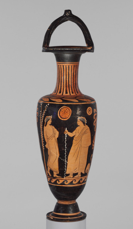 theancientwayoflife - ~ Terracotta bail-amphora (jar).Artist - ...