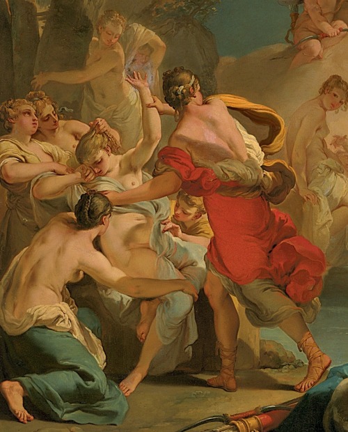 hildegardavon:Gaetano Gandolfi, 1734-1802Diana and Callisto, late 1780s, oil on canvas, 148,1×170,2 