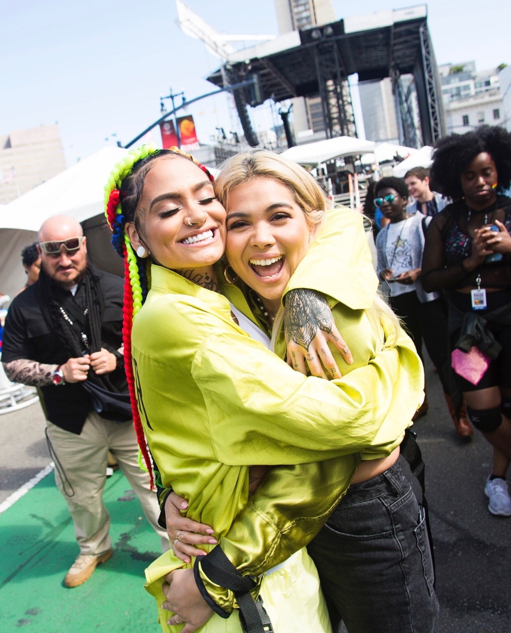 I'm Shy And Just A Little Awkward — Kehlani and Hayley Kiyoko at San